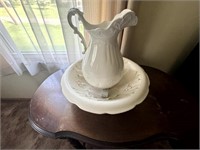 Vintage Porcelain Pitcher & Bowl