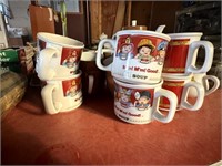 1990's 6, Campbell's soup Mugs