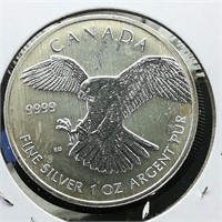 2014 Canada $5 Silver Eagle 1 t oz.