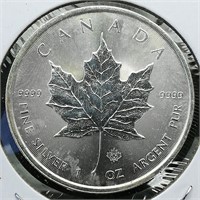 2014 Canada $5 Silver Maple Leaf 1 t oz.