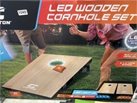 CIPTON LED WOODEN CORNHOLE SET