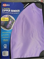 AVERY ZIPPER BINDER