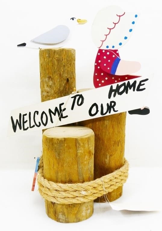 Welcome To Our Home Sign
