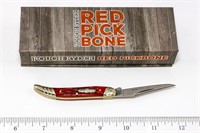 Rough Ryder Red Pick Bone Pocket Knife
