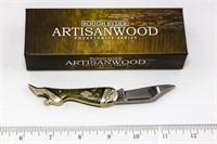 Rough Ryder Artisanwood Folding Pocket Knife