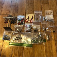 (20) Pairs of Mixed Pierced Earrings