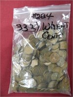 (333) Assorted Date Wheat Cents