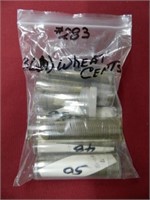 (361) Assorted Date Wheat Cents