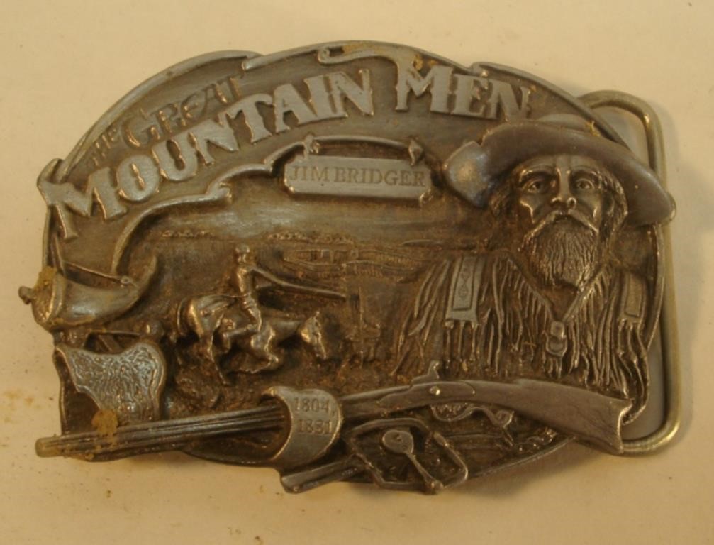 Mountain Men Belt Buckle