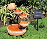 Koolscapes Solar Powered 5-Tier Cascading Outdoor