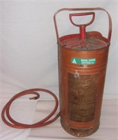 Vintage Copper fire extinguisher.