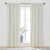 SM1301  BH&G Blackout Linen Blend Curtain, 50" x 9