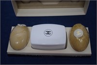 Chanel Soap Dish & Unused Soap in Original Box