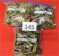3 Freezer Bags of Brass Cartridges Only