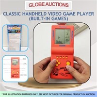 CLASSIC HANDHELD VIDEO GAME PLAYER(BUILT-IN GAMES)