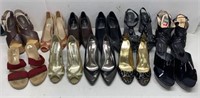 11 PAIRS WOMANS SHOES SZ. 7/7-1/2/8 STEVE  MADDEN