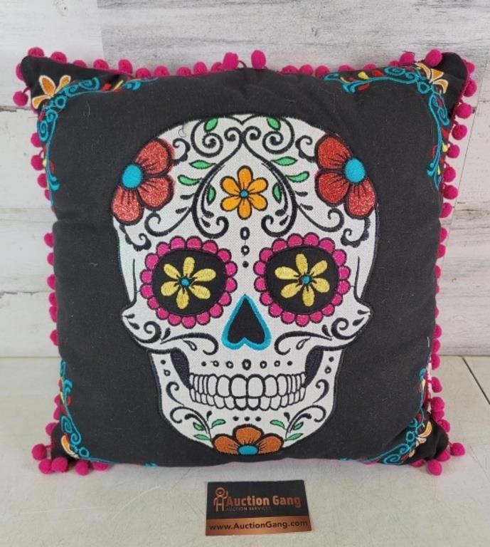 Skull Throw Pillow