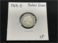 1908O Barber Dime