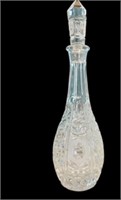 Crystal glass decanter with stopper