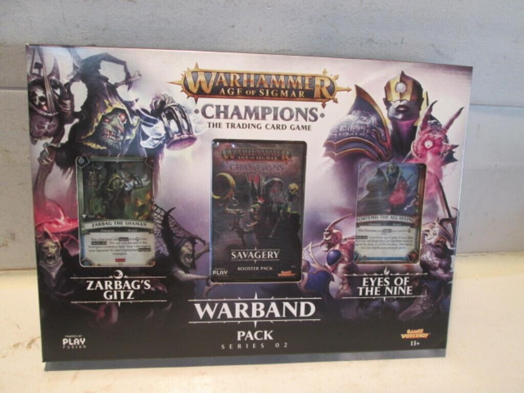 WARHAMMER AGE OF SIGMAR CHAMPIONS TRADING CARD PAC