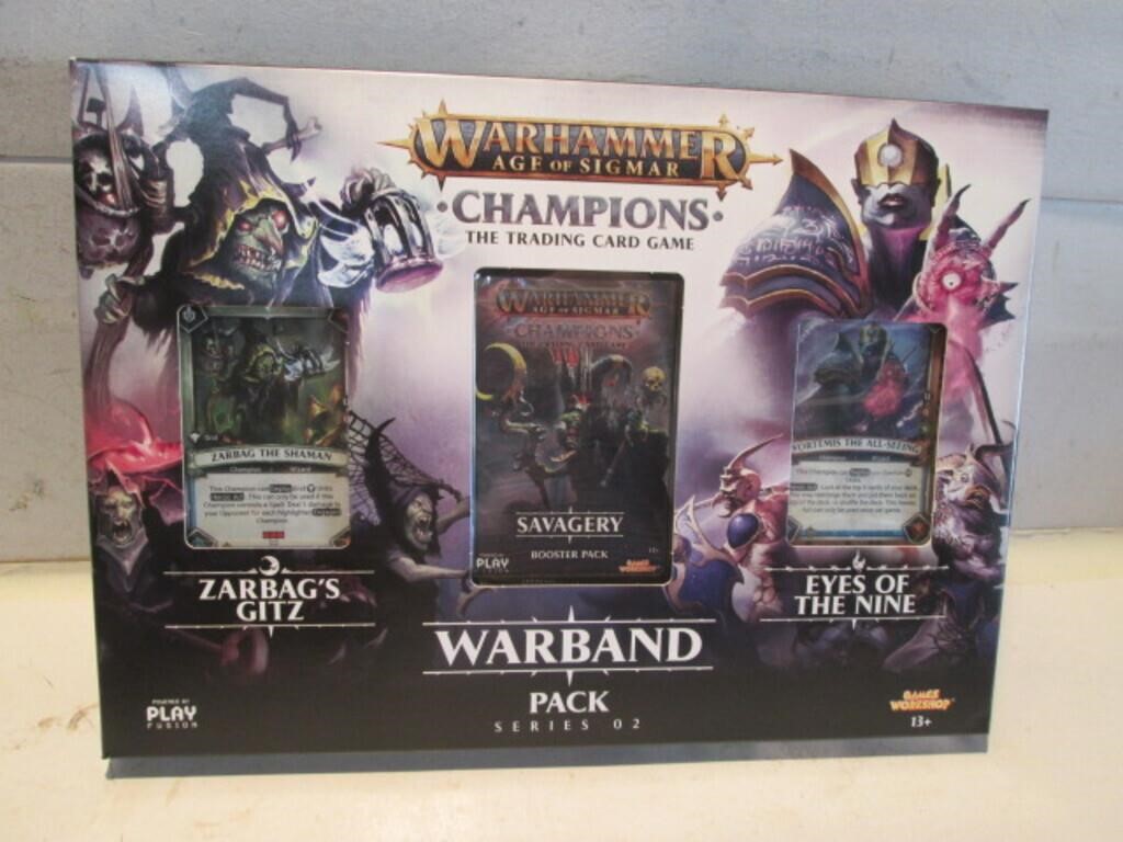 WARHAMMER AGE OF SIGMAR CHAMPIONS TRADING CARD PAC