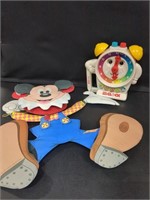 Vtech Talk Talk clock, Mickey mouse wall hanging