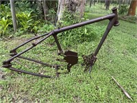 Early motorcycle race frame