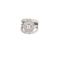 14K WHITE GOLD 2.03CT DIAMOND FASHION RING