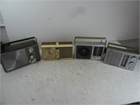 Four Vintage Radios