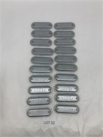 20 PCS Emerson 3/4" Steel FM7 Blank Steel Cover