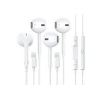 2 Pack Apple Earbuds for iPhone,Wired Headphone