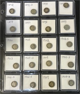 US Silver Dimes Lot Collection