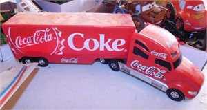 Coca-Cola semi truck & trailer, 16"
