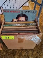 BOX LOT RECORDS 60'S ASSORTED