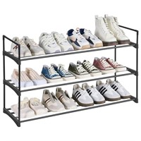 SANGMUCEN Shoe Rack, 3 Tier Shoe Organizer, Shoe