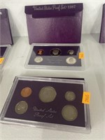 Two 1987 United States proof set