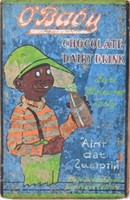 O'Baby Dairy Drink Painted Board Advertisement