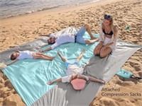 $50 WEKAPO Beach Blanket Sandproof, Extra Large
