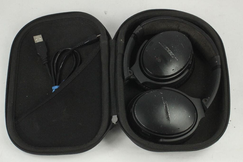 BOSE QUIET COMFORT 35 BLACK HEADPHONES