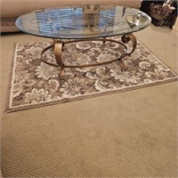 Nice Neutral Tone Floral Area Rug 48 x 68