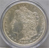 1881-S Morgan Silver Dollar.
