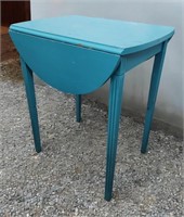 Small Painted Drop Leaf Table