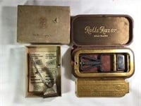 Vintage Hair Clippers Gold Plated Rolls Razor