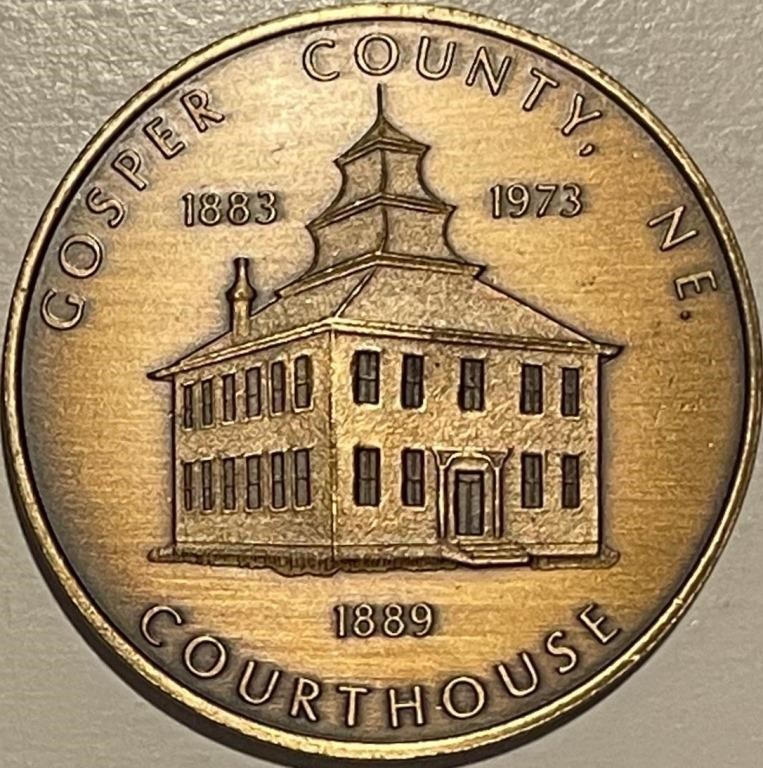 Bronze Gosper County Annv. Medal #442