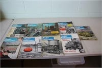 9 Model Railroader Magazines