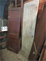 3 Various Wood Doors