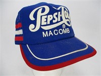 Vintage Snapback Trucker Hat - Pepsi Cola 3 Band P