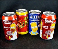 SIMPSON'S  TV SHOW CHARACTERS POP ART CANS