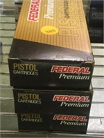 3 boxes of “Federal”  357 sig ammo