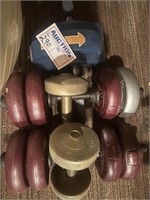 Set of Barbells, Exercise Ball